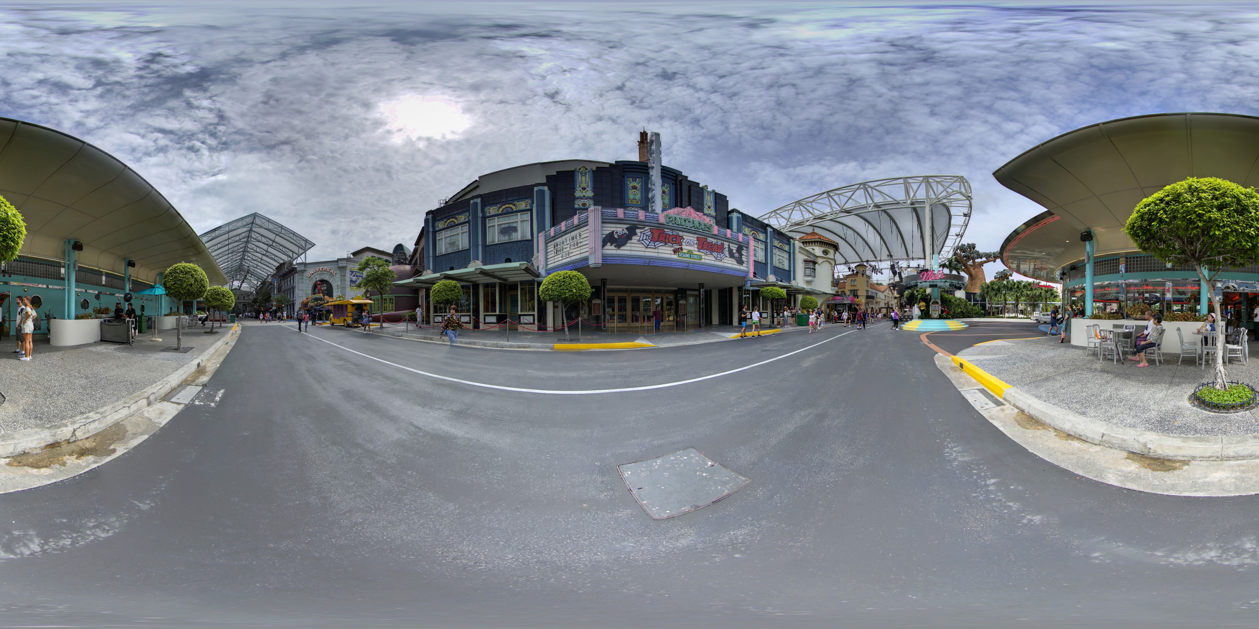 Whimsical Playful Street Entrance