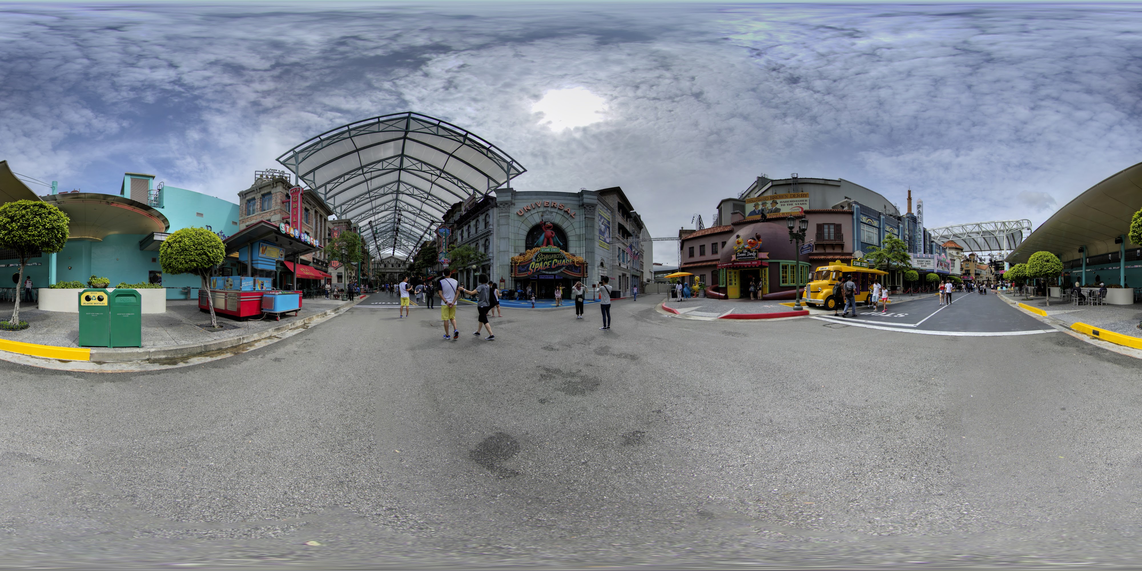 Colorful Play Area Entrance