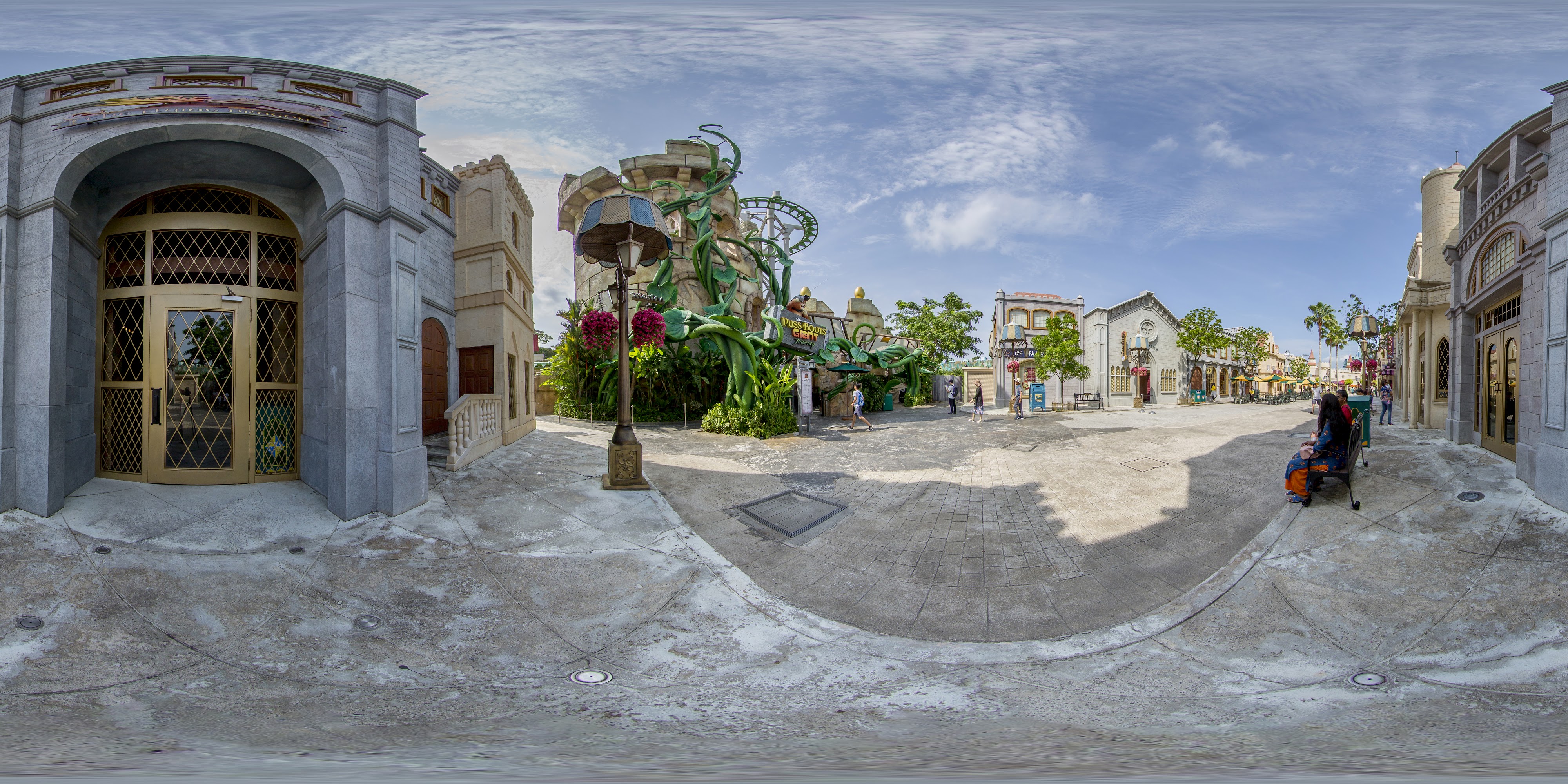 Fairytale Village Street Scene