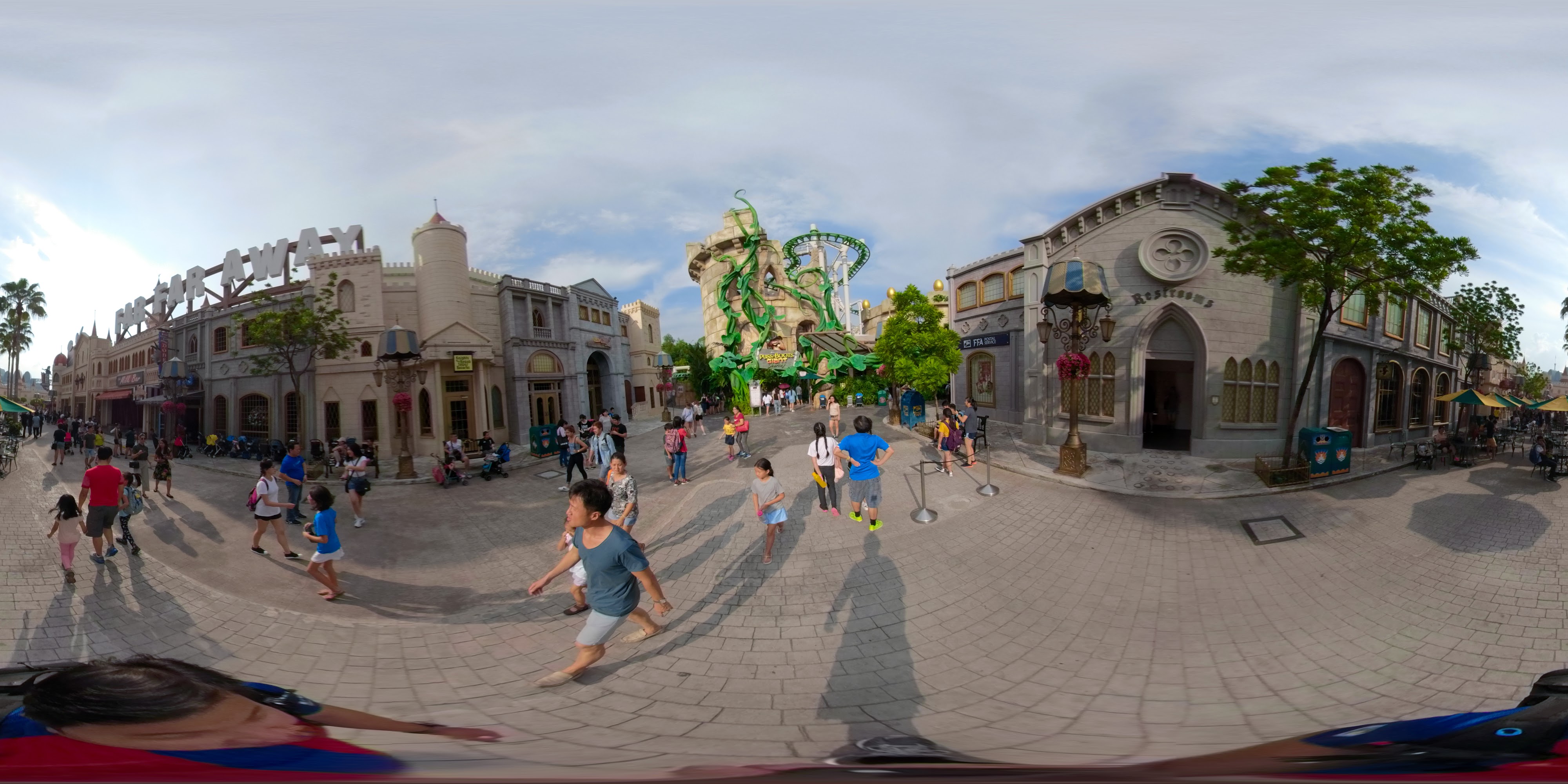 Fairytale Town Square Scene