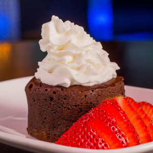 Best Dessert food - Chocolate Cake whip cream strawberry