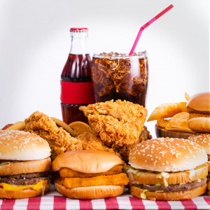 Best Fast Food food - Burgers, cheeseburgers, fried chicken, mojos and soda