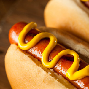 Best Hot Dog Snack food - Hot dog with mustard