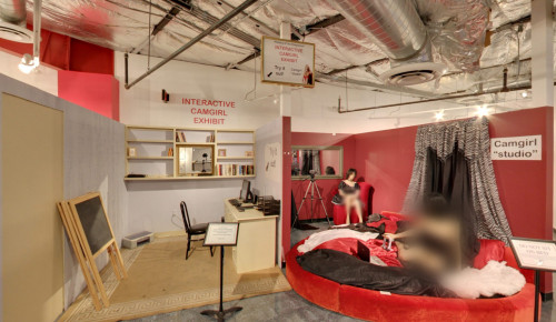 Las Vegas Shirts, books, paintings & other items in the souvenir area of Erotic Heritage Museum - an adult-only interactive museum & art gallery in Vegas
