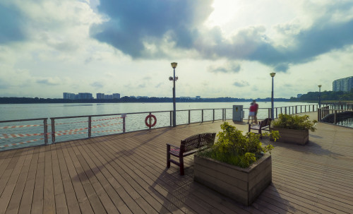 Singapore Bedok Reservoir Boardwalk