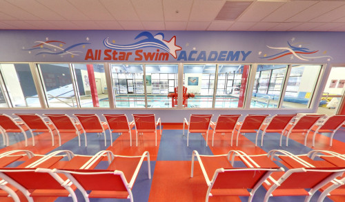 Viewing area of All Star Swim Academy in Las Vegas facing the swimming pool