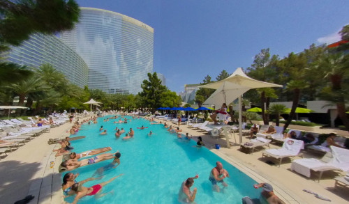 Las Vegas Aria - Liquid Pool Lounge